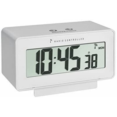 TFA  Dostmann 60.2544.02 Radio Alarm Clock Blanc