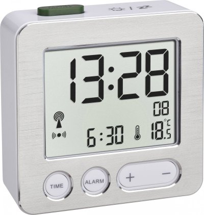 Tfa Dostmann 60.2545.54 Digital Alarm Clock Blanc