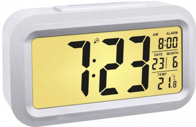 TFA  Dostmann 60.2553.02 Radio Alarm Clock Blanc