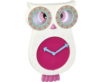 Tfa Dostmann 60.3052.02 Owl Wall Clock Rose