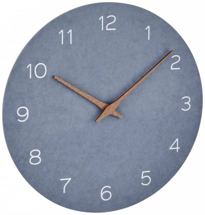 TFA Dostmann 60.3054.06 &agrave; quartz Horloge murale 297 mm x 45 mm bleu