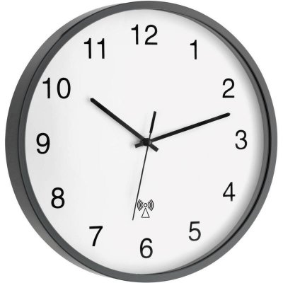 Tfa Dostmann 60.3511.10 - Horloge murale radiocommand&eacute;e, grise