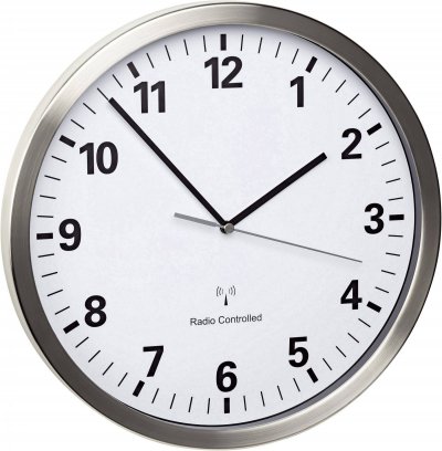 Tfa Dostmann 60.3523.02 Radio Controlled Clock Argent&eacute;