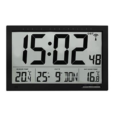 TFA DOSTMANN  60.4510.01 Radio Wall Alarm Clock Noir,Gris