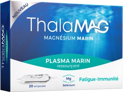 THALAMAG  Magn&eacute;sium Marin Fatigue Immunit&eacute; 20 Ampoules