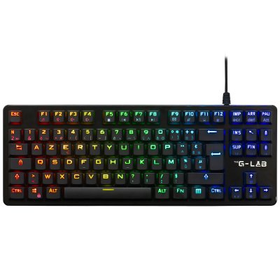 THE G LAB The G-Lab Keyz Platinium TKL - Outemu Low Profile Red 