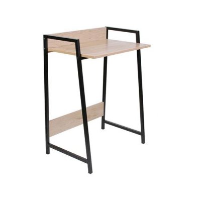 The Home Deco Factory - Bureau en bois et m&eacute;tal Gemini noir