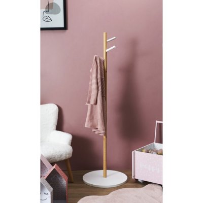 The Home Deco Factory - Porte manteau enfant en bois Fiona - Blanc