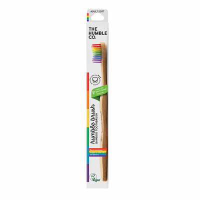 THE HUMBLE CO  Brosse &agrave; Dents en Bambou Pride Soft Edition