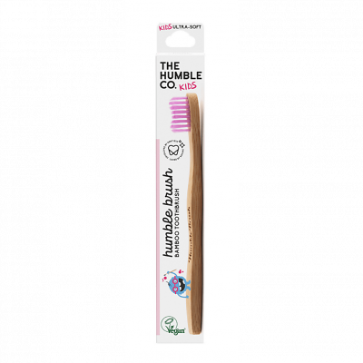 THE HUMBLE CO  Brosse &agrave; dents ultra Soft Purple Bamboo Enfants