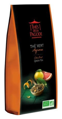 THES DE LA PAGODE The vert Earl Grey en vrac Bio - 100 g
