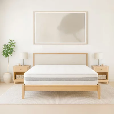 THE WHITE STONE  Matelas 130x190 Ergonomique Et Respirant 20 Cm