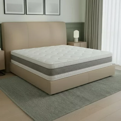 THE WHITE STONE  Matelas 90x200 20cm &Agrave; Fermet&eacute; &Eacute;lev&eacute;e