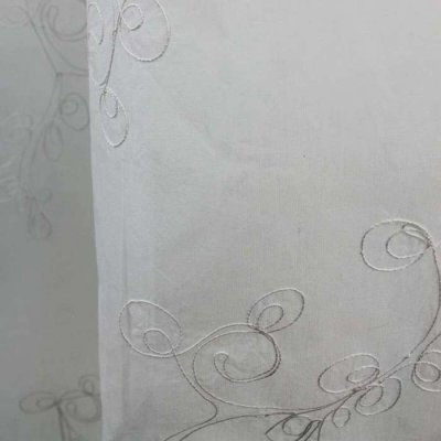 THEDECOFACTORY  Fran&ccedil;ois - Voilage en organdi 110x260 - Blanc