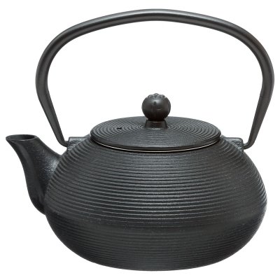 Th&eacute;i&egrave;re &agrave; filtre en fonte marin - 600 ml - noir