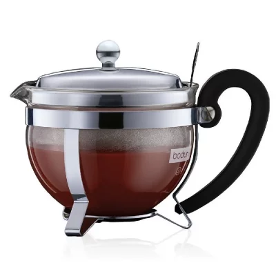 BODUM Th&eacute;i&egrave;re Chambord avec tamis transparent 0,5 l Gris 