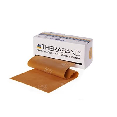 THERA-BAND -b Bande de R&eacute;sistance-Dor&eacute; (max. stark/gold)-5.50 m