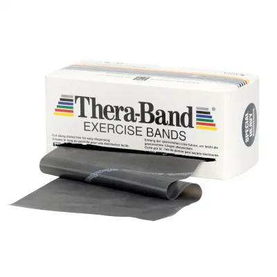 THERA BAND  elastique de fitness r&eacute;sistance max. noir 5,50 m