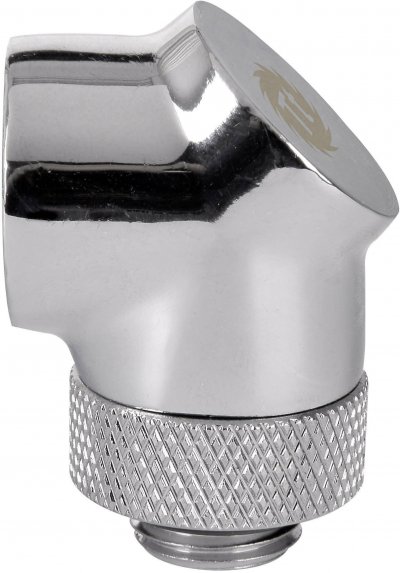 THERMALTAKE  - Pacific G1/4 - Accessoire Watercooling - Adaptateur coud&eacute; &agrave; 90 degr&eacute;s Chrome