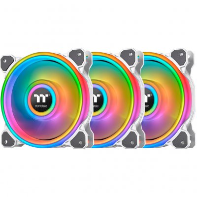 THERMALTAKE  Riing Quad 12 RGB Boitier PC Ventilateur 12 cm Blanc