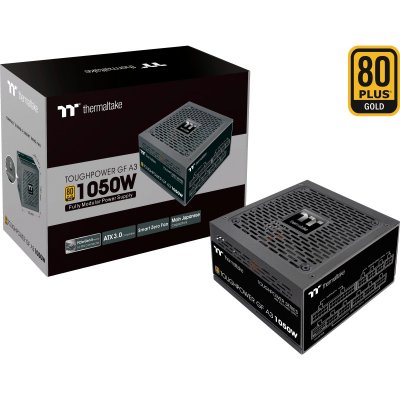 THERMALTAKE  Toughpower Gf A3 Gold 1050w Modular Power Supply Noir