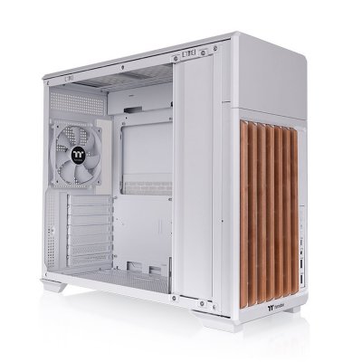 THERMALTAKE  TR300 WS Snow | White | Tempered Glass | Power Extension Cord | 120mm White Fan