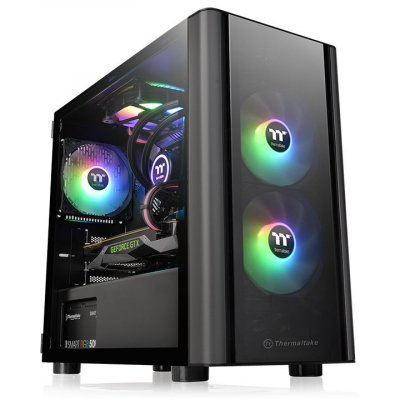 THERMALTAKE  V150 TG Micro Tower Noir, Moyenne tour