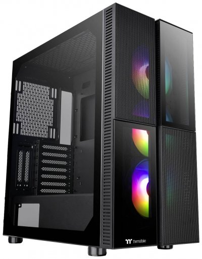THERMALTAKE  Versa T26 TG ARGB Midi Tower Noir, Moyenne tour