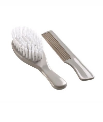 THERMOBABY  Brosse et Peigne Gris charme - Fabriqu&eacute; en France