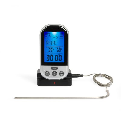 LIVOO Thermom&egrave;tre avec sonde pour barbecue 