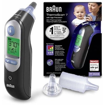 BRAUN Thermoscan 7 Thermom&egrave;tre Auriculaire avec Age Precision, IRT6520BWE