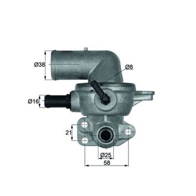 MAHLE Thermostat d'eau  Aftermarket TI 133 88D