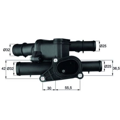 MAHLE Thermostat d'eau  Aftermarket TM 1 105