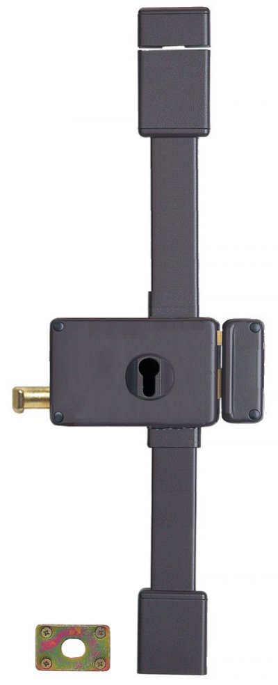 THIRARD  - Serrure Horga marron &agrave; tirage 140x88mm droite - 47315