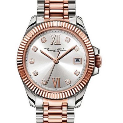 THOMAS SABO  Montre pour femme Sterling Silver WA0219-272-201-33 mm