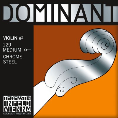 THOMASTIK  Corde 4/4 Violon Dominant - corde Mi acier nu, moyen, boule