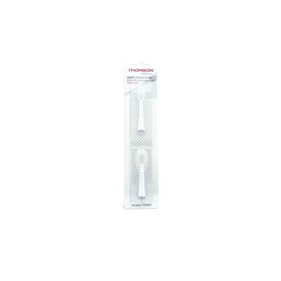 GENERIQUE Thomson - 2 Brossettes de remplacement pour brosse &agrave; dents nomade