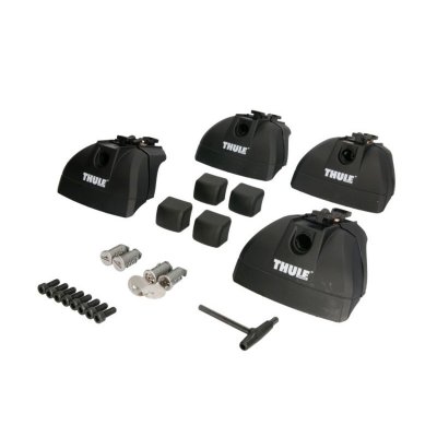 THULE  Rapid System 753 4 Units Noir,Argent&eacute;