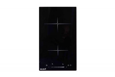BELDEKO Ti2v-144 9 niveaux de cuisson r&eacute;glables 3300 w 2 foyers verre noir