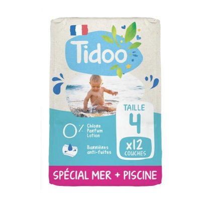 TIDOO  Swim & Play Culottes de Bain Taille 4 12 culottes jetables