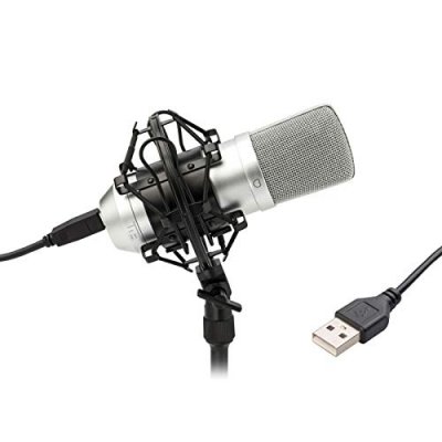 TIE STUDIO TIE Condensor Mic USB micro USB &agrave; condensateur (argent&eacute;)