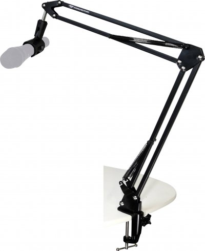 TIE STUDIO  Durable Radiodiffusion Support pour Microphone Noir