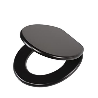 TIGER  Si&egrave;ge de toilette Leatherlook MDF Noir 252540746