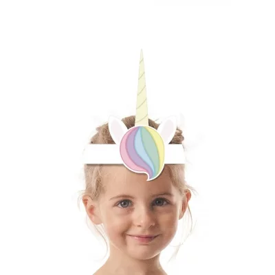 PARTYPRO Tim  & Puce Factory Kit De 6 Coiffes De Licorne Irris&eacute;e