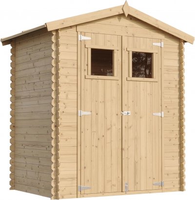 TIMBELA  M367 Abri de jardin en bois I196xL136xH218 cm/ 1.98 m2