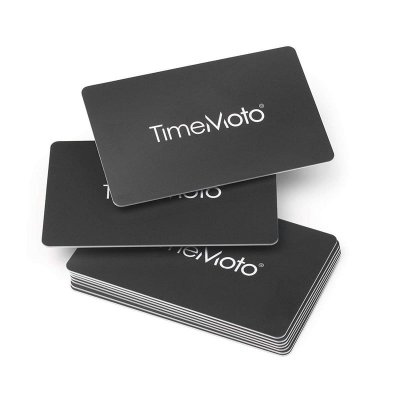 SAFESCAN TimeMoto TM-100 Lot de 25 cartes de capture de temps Noir 85 x 54 mm
