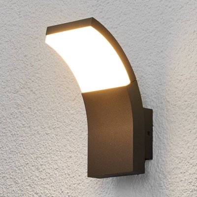 LUCANDE Timm Applique Murale d'Ext&eacute;rieur Graphite - 