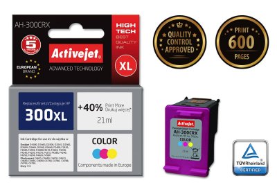 ACTIVEJET TIN  AH-300CRX Refill f&uuml;r HP CC644EE No.3
