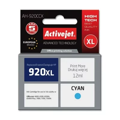ACTIVEJET TIN  AH-920CCX Refill f&uuml;r HP No.920XL cya