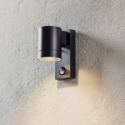 NORDLUX Tin maxi sensor applique murale M&eacute;tal-Verre Noir GU10  21509103